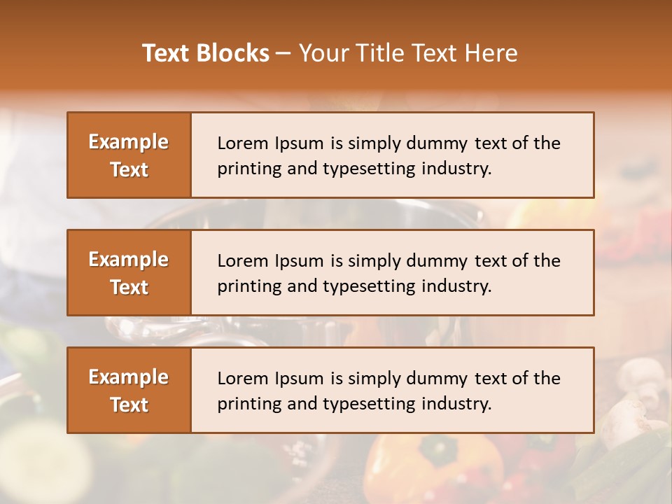 Cook Enjoying Interior PowerPoint Template