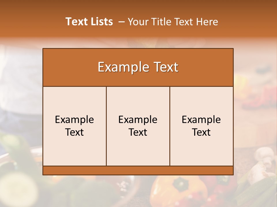 Cook Enjoying Interior PowerPoint Template