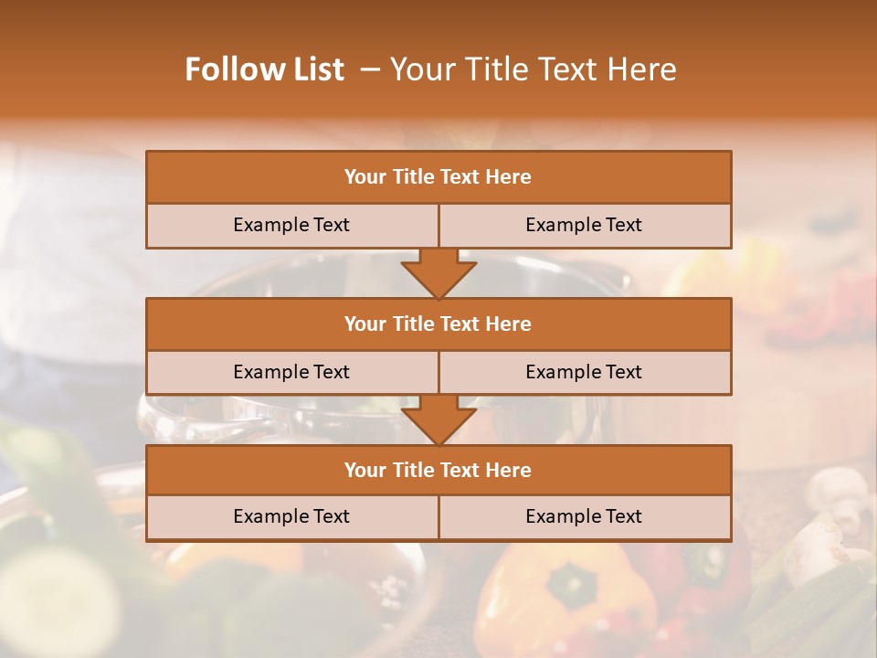 Cook Enjoying Interior PowerPoint Template