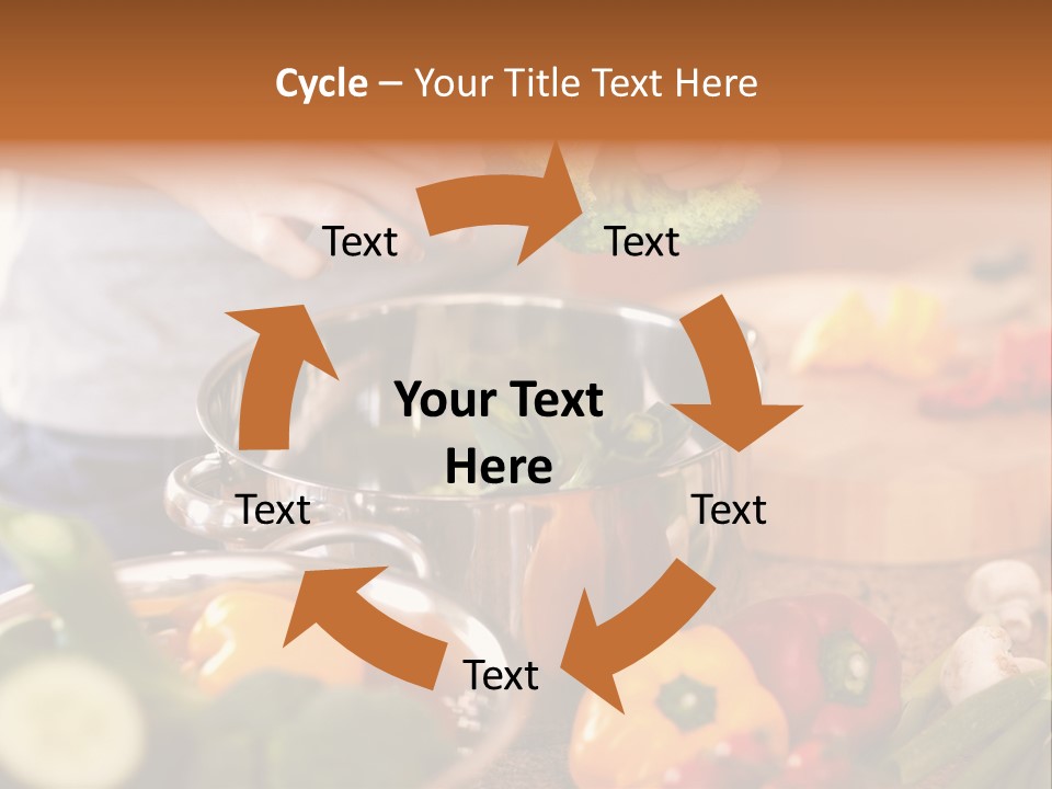 Cook Enjoying Interior PowerPoint Template