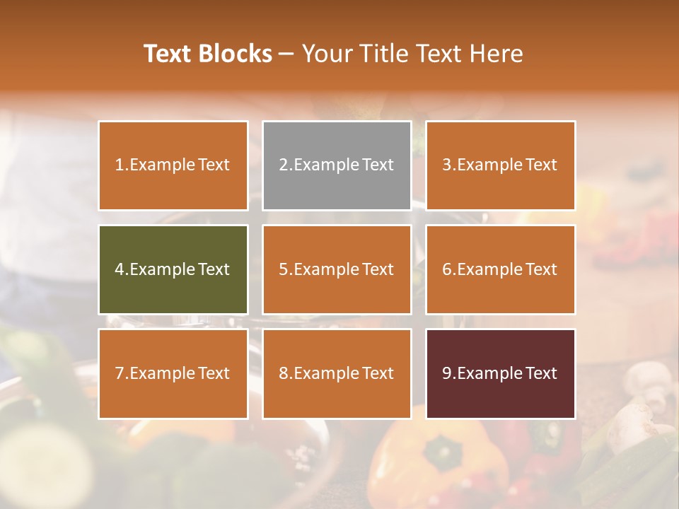 Cook Enjoying Interior PowerPoint Template