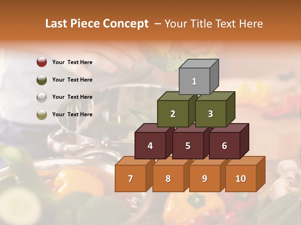 Cook Enjoying Interior PowerPoint Template