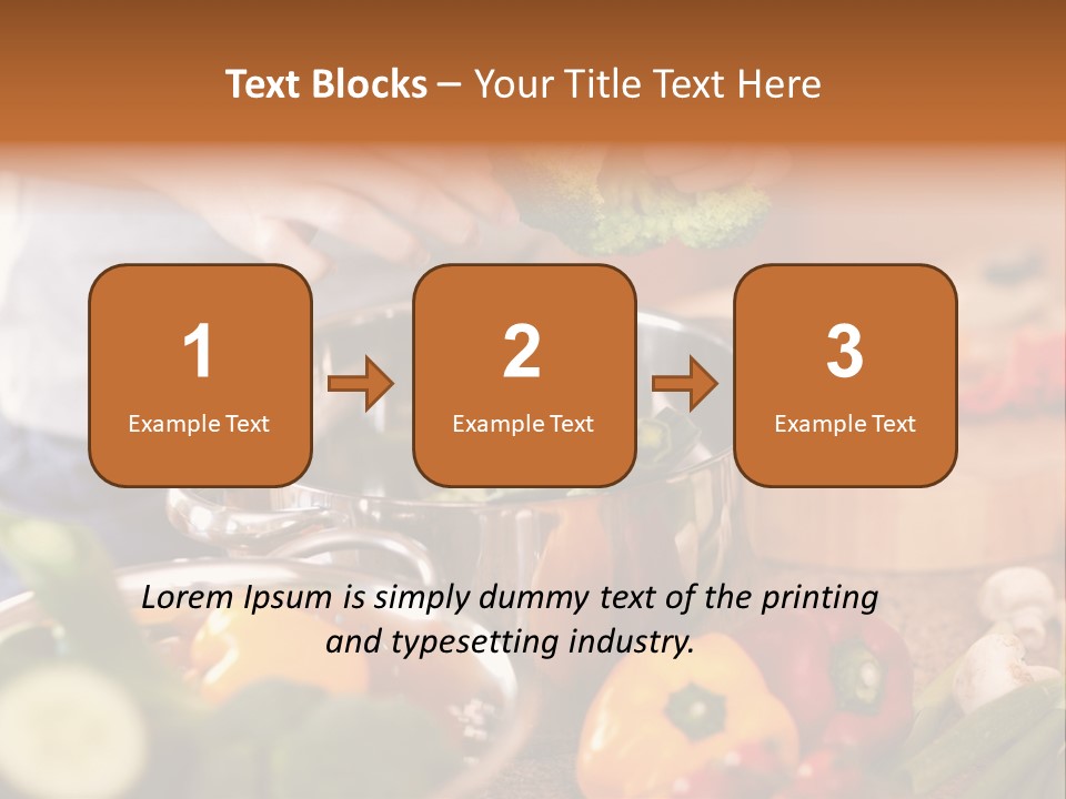 Cook Enjoying Interior PowerPoint Template