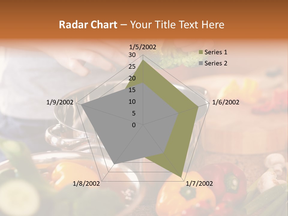 Cook Enjoying Interior PowerPoint Template