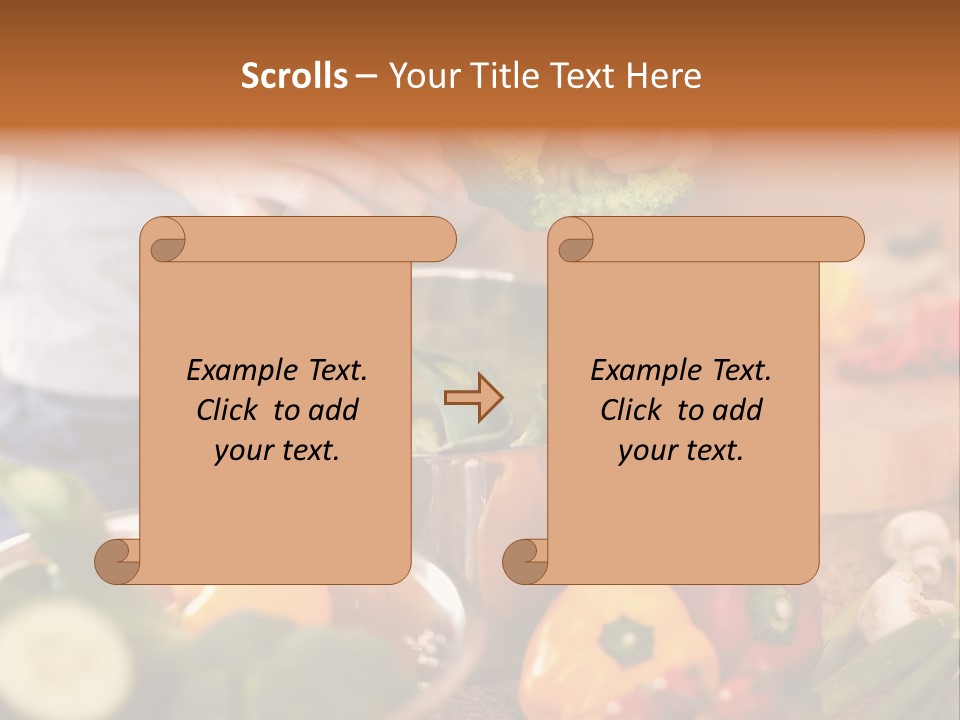 Cook Enjoying Interior PowerPoint Template