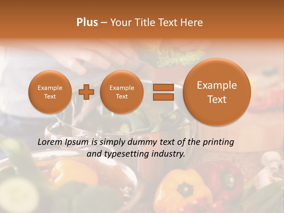 Cook Enjoying Interior PowerPoint Template