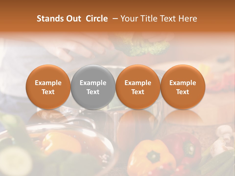 Cook Enjoying Interior PowerPoint Template