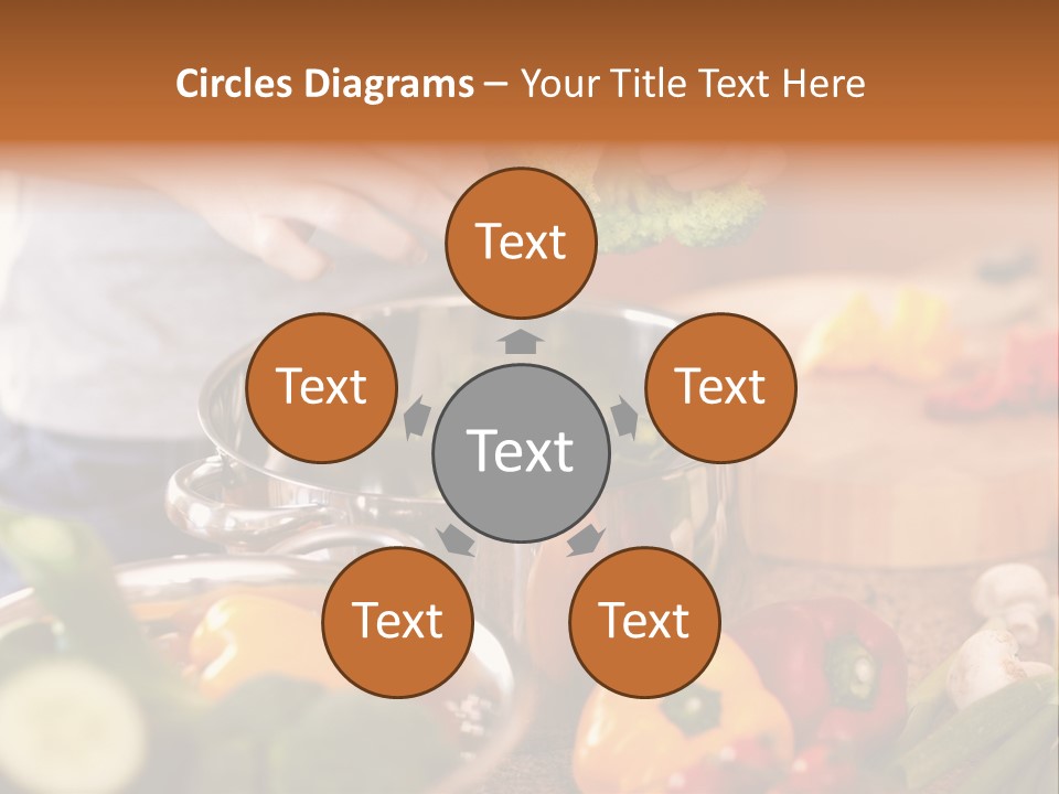 Cook Enjoying Interior PowerPoint Template