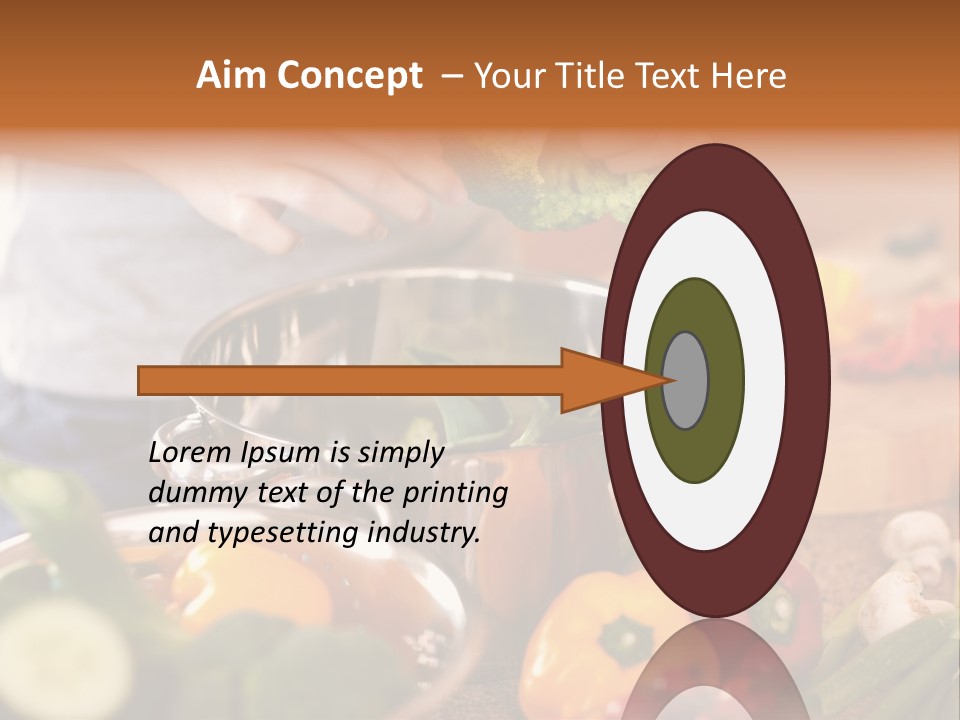 Cook Enjoying Interior PowerPoint Template