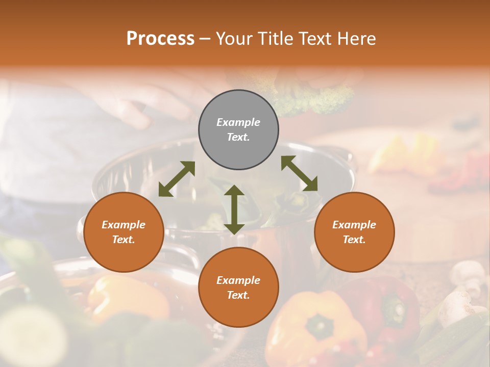 Cook Enjoying Interior PowerPoint Template