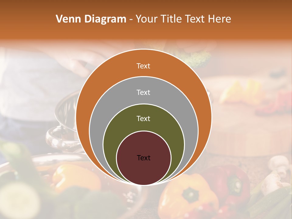 Cook Enjoying Interior PowerPoint Template