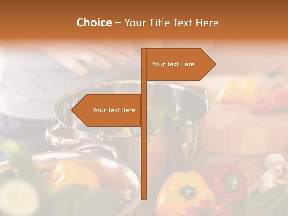 Cook Enjoying Interior PowerPoint Template