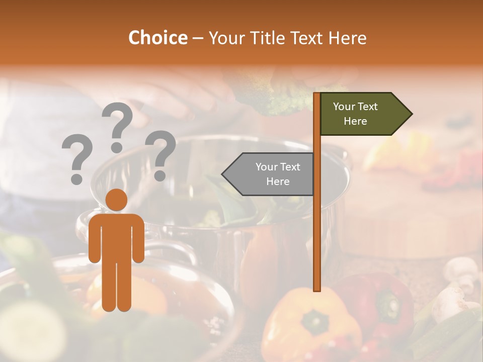 Cook Enjoying Interior PowerPoint Template
