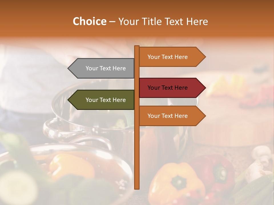 Cook Enjoying Interior PowerPoint Template