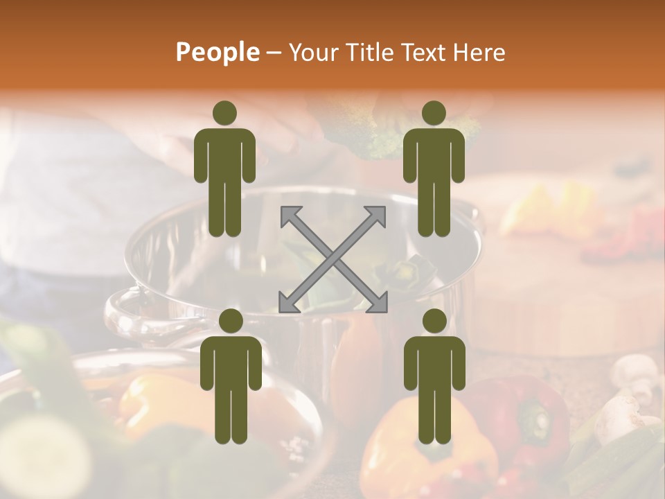 Cook Enjoying Interior PowerPoint Template