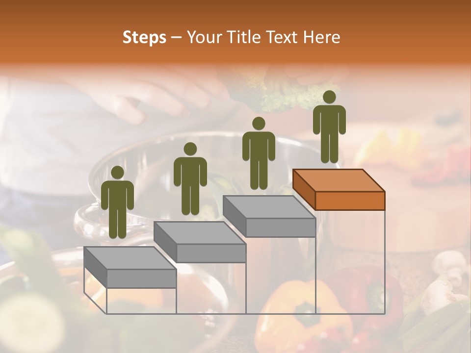 Cook Enjoying Interior PowerPoint Template