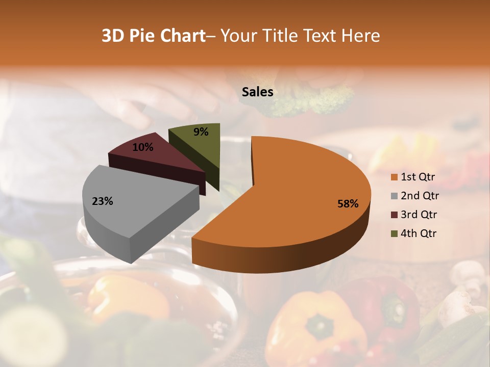 Cook Enjoying Interior PowerPoint Template