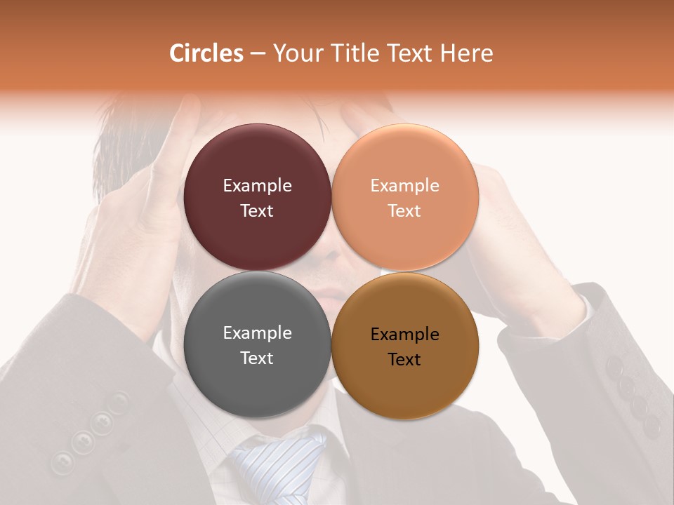 Sick Mental Depression PowerPoint Template