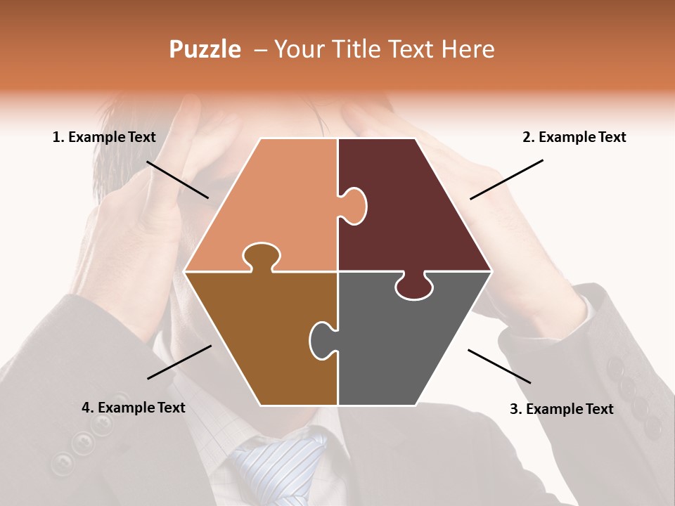 Sick Mental Depression PowerPoint Template