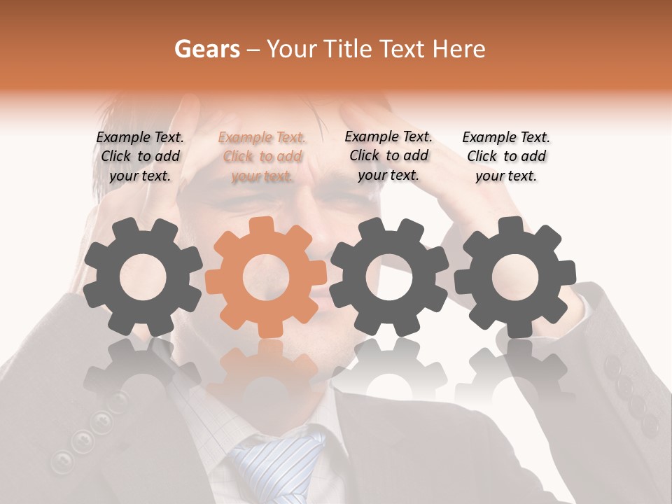 Sick Mental Depression PowerPoint Template