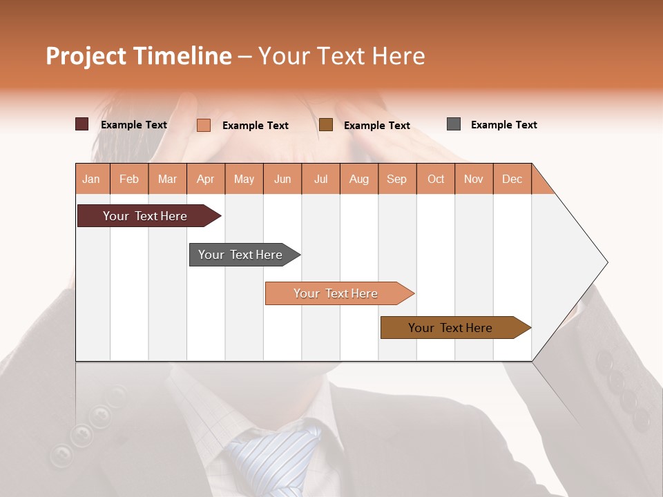 Sick Mental Depression PowerPoint Template