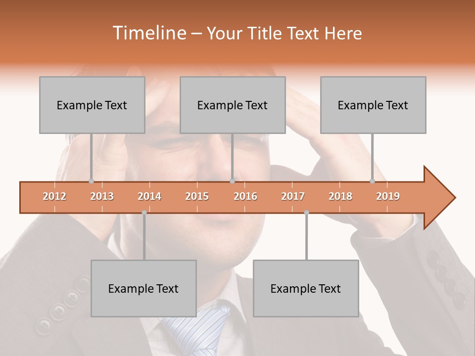Sick Mental Depression PowerPoint Template
