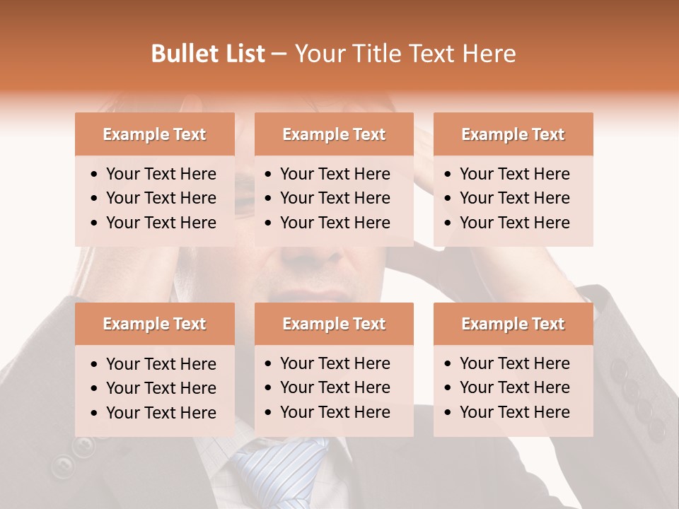 Sick Mental Depression PowerPoint Template