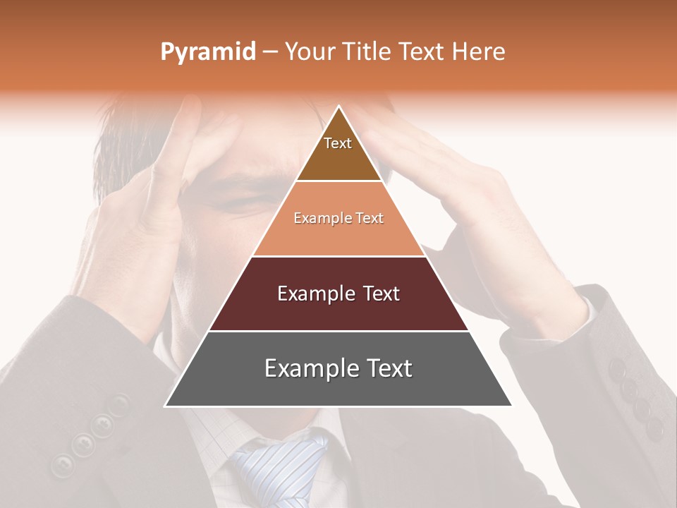 Sick Mental Depression PowerPoint Template