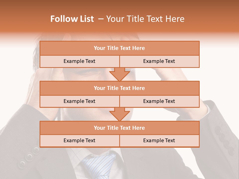 Sick Mental Depression PowerPoint Template