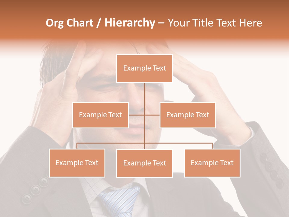 Sick Mental Depression PowerPoint Template