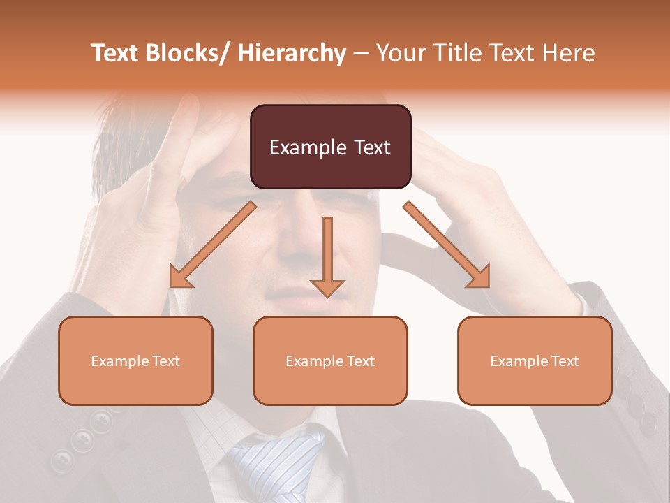 Sick Mental Depression PowerPoint Template