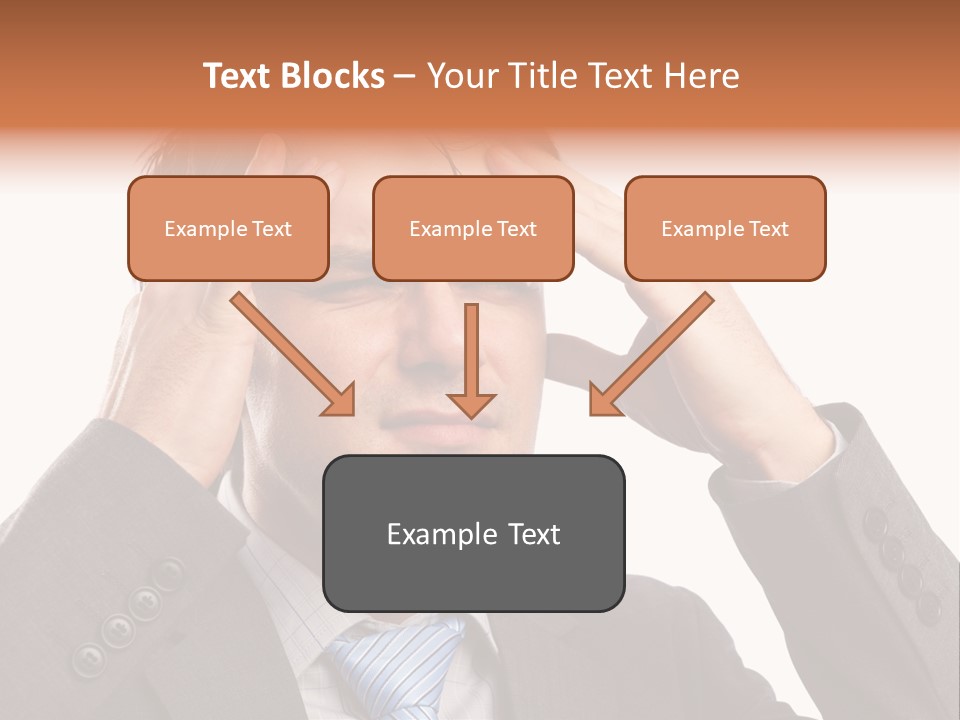 Sick Mental Depression PowerPoint Template