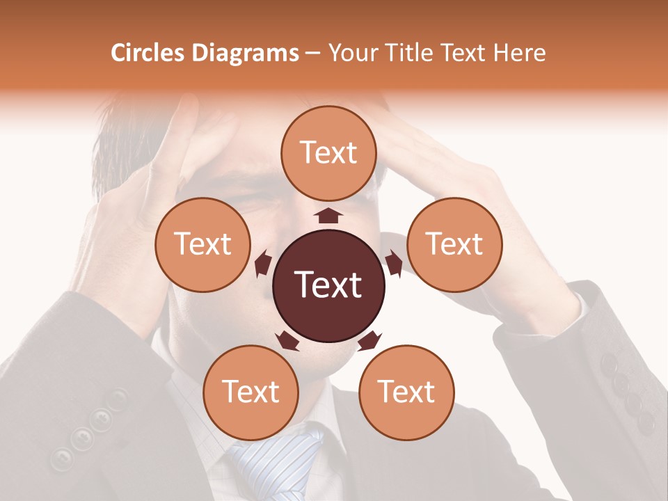 Sick Mental Depression PowerPoint Template