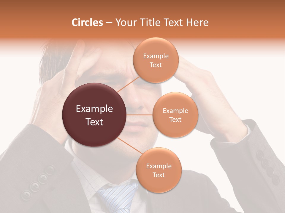 Sick Mental Depression PowerPoint Template