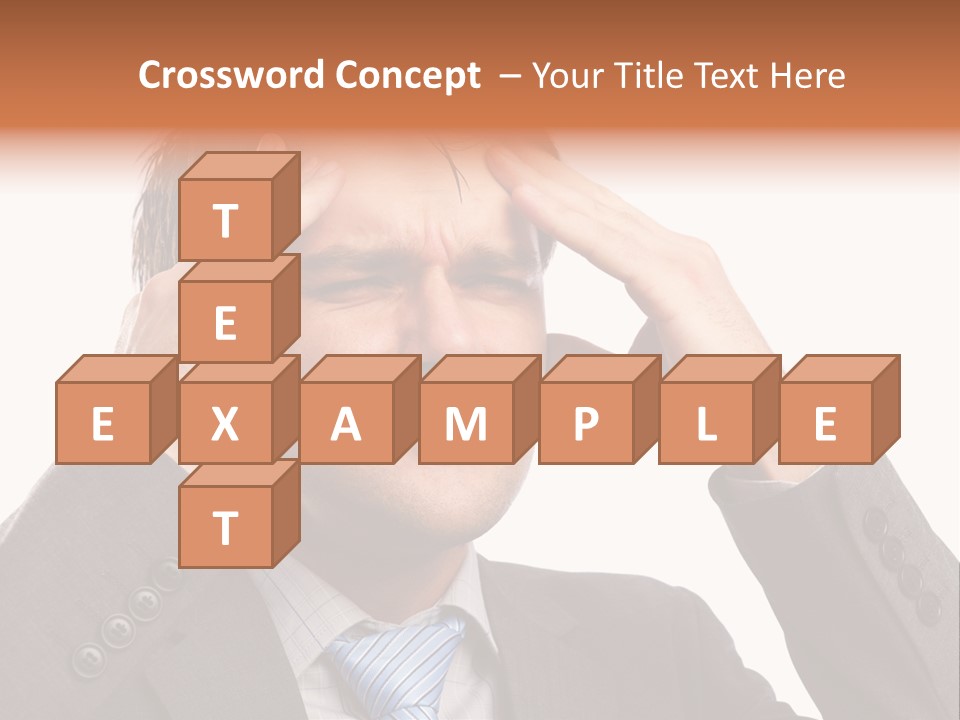 Sick Mental Depression PowerPoint Template