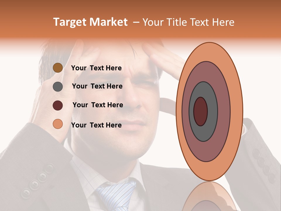 Sick Mental Depression PowerPoint Template