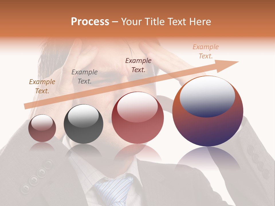 Sick Mental Depression PowerPoint Template