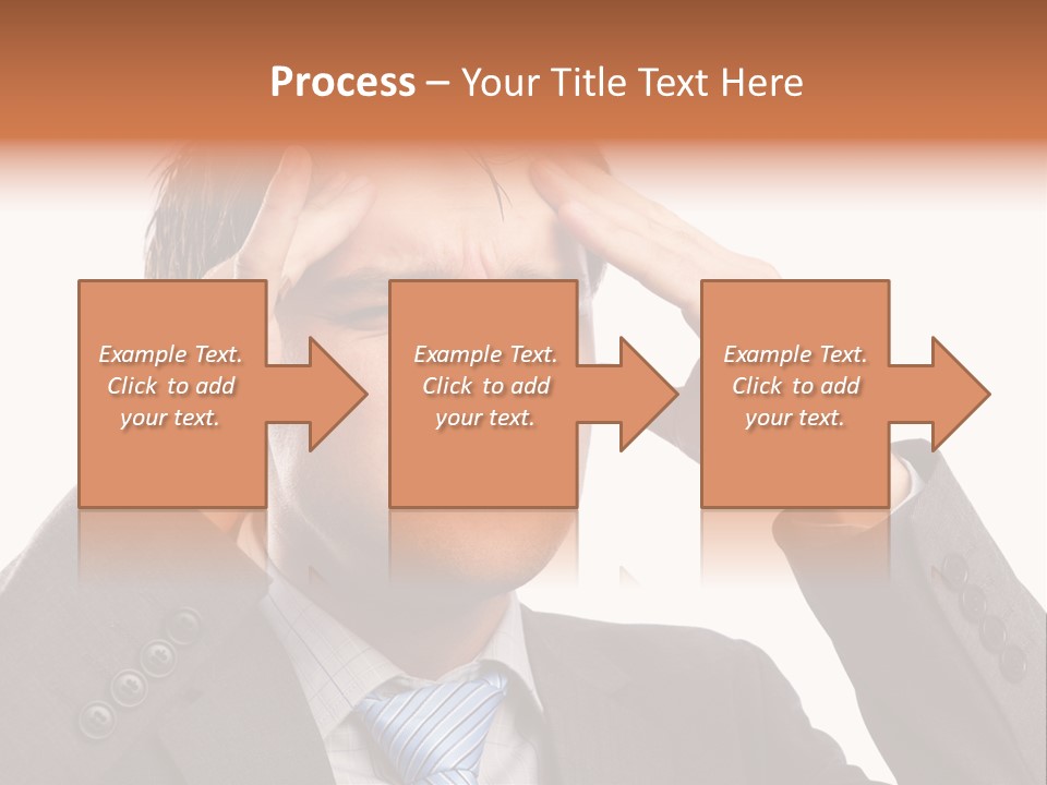 Sick Mental Depression PowerPoint Template