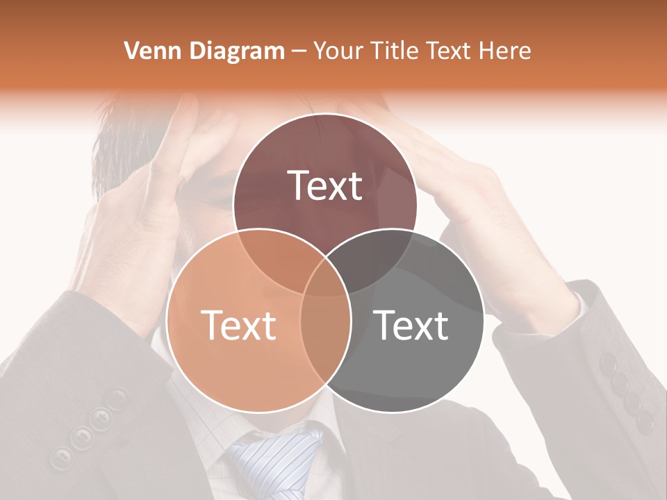 Sick Mental Depression PowerPoint Template