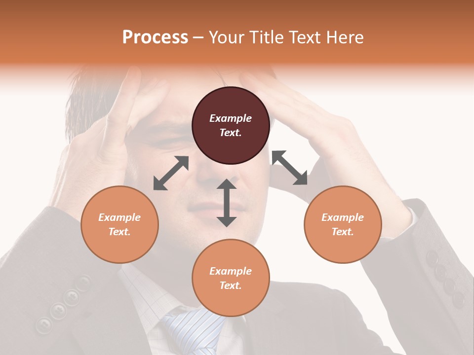 Sick Mental Depression PowerPoint Template