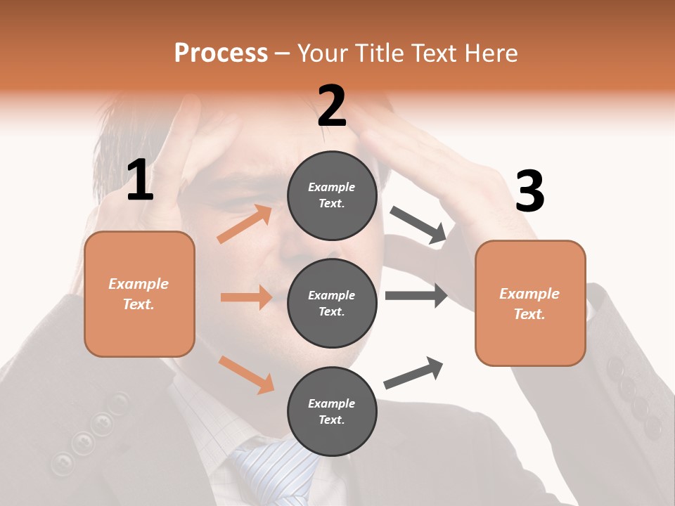 Sick Mental Depression PowerPoint Template