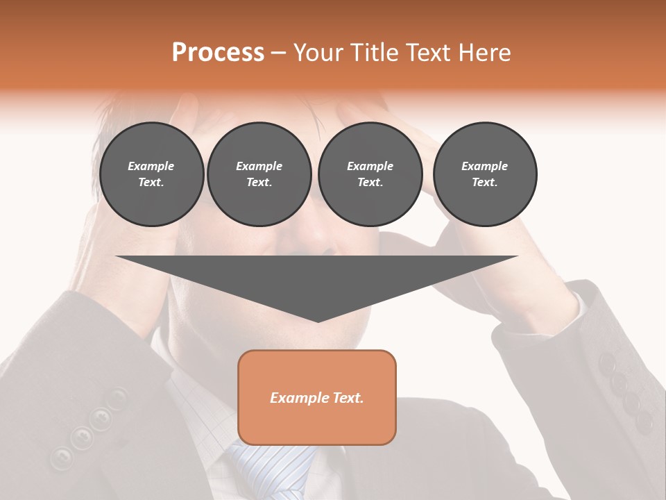 Sick Mental Depression PowerPoint Template