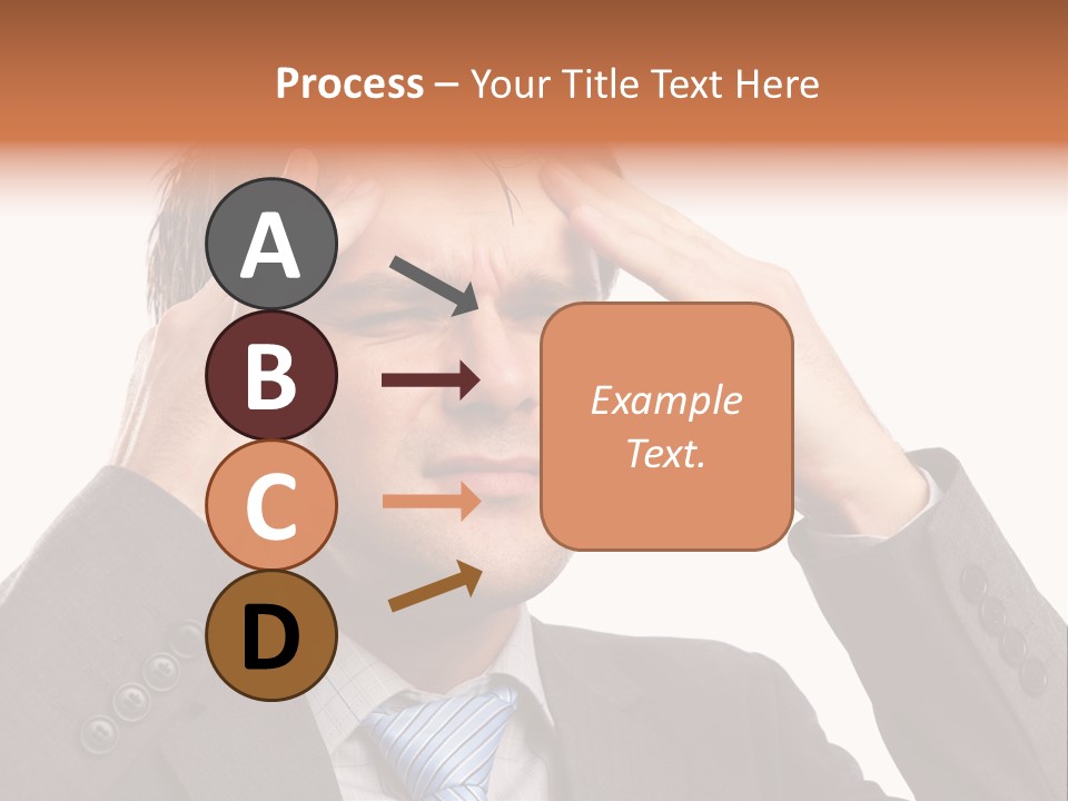Sick Mental Depression PowerPoint Template