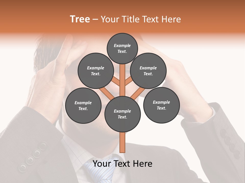 Sick Mental Depression PowerPoint Template