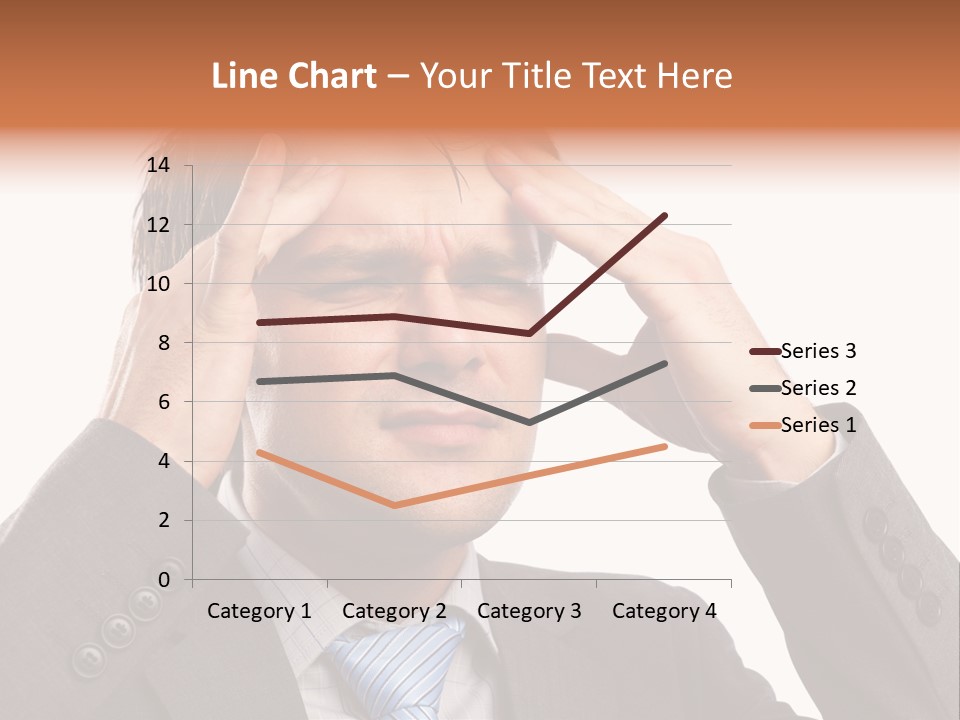 Sick Mental Depression PowerPoint Template