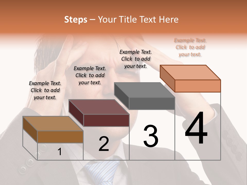 Sick Mental Depression PowerPoint Template