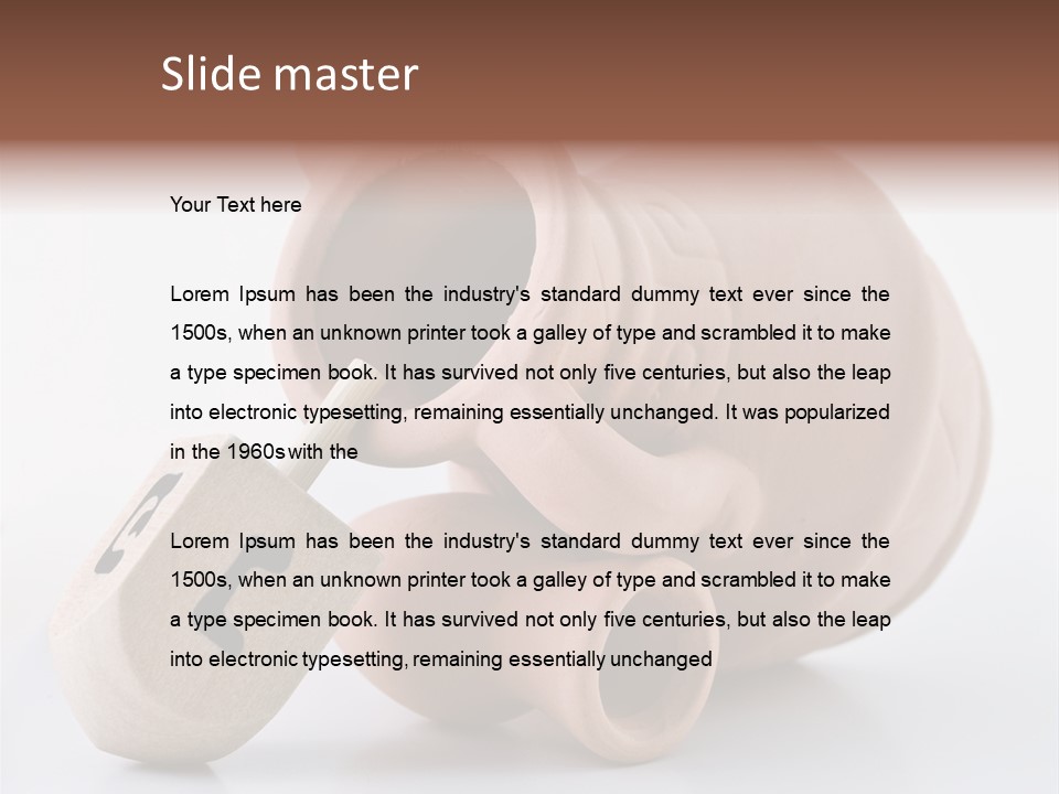 Traditional Festival Oil Judaism PowerPoint Template