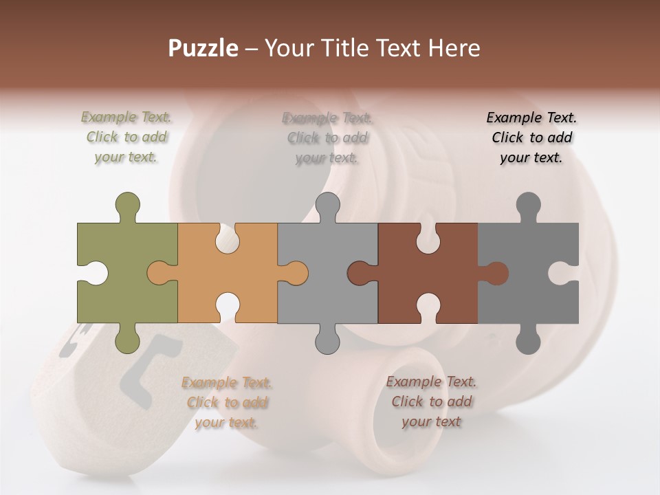 Traditional Festival Oil Judaism PowerPoint Template