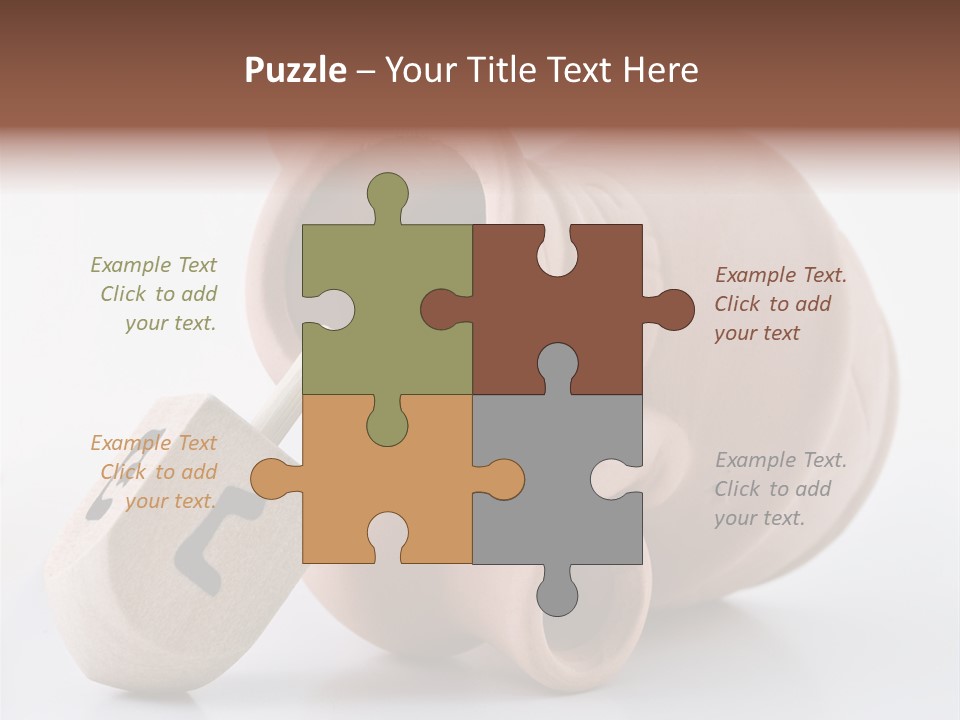 Traditional Festival Oil Judaism PowerPoint Template