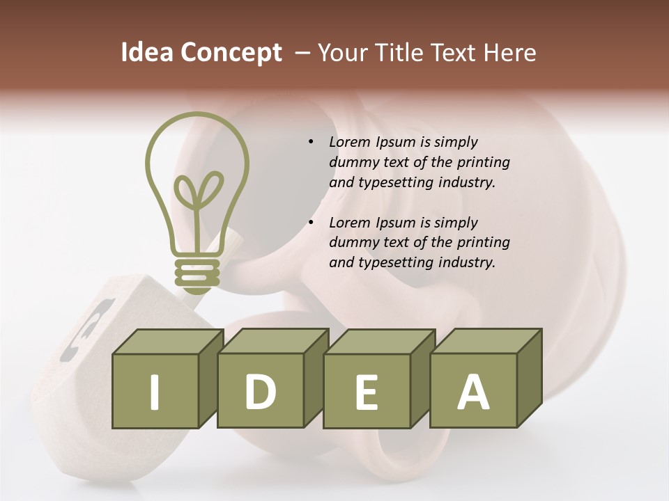 Traditional Festival Oil Judaism PowerPoint Template